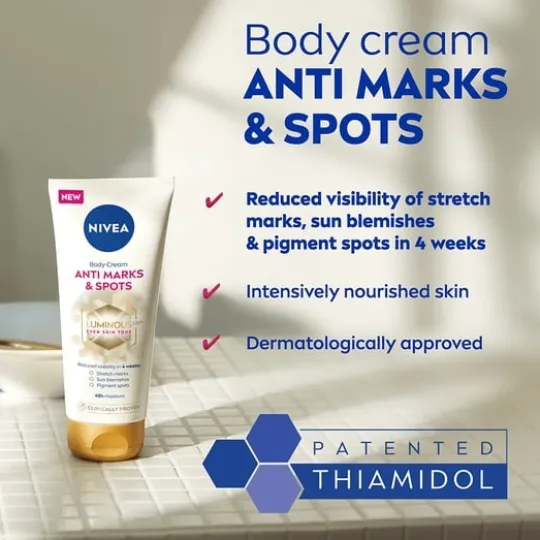 NIVEA Body Lotion Luminous630 Body Cream Anti Marks & Spots 200 ml