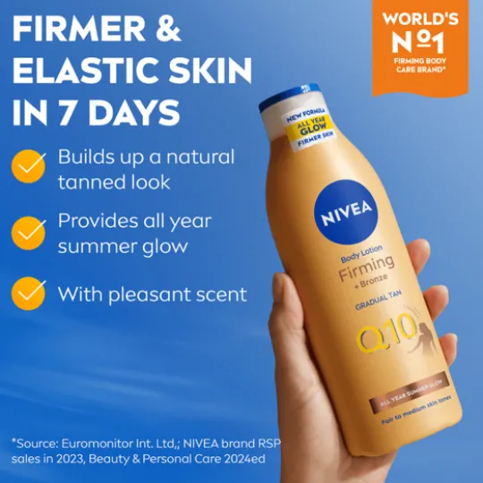 NIVEA Body Lotion Q10 Gradual Tan Firming 250 ml