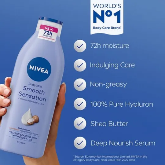NIVEA Body Lotion Smooth Caring 250 ml