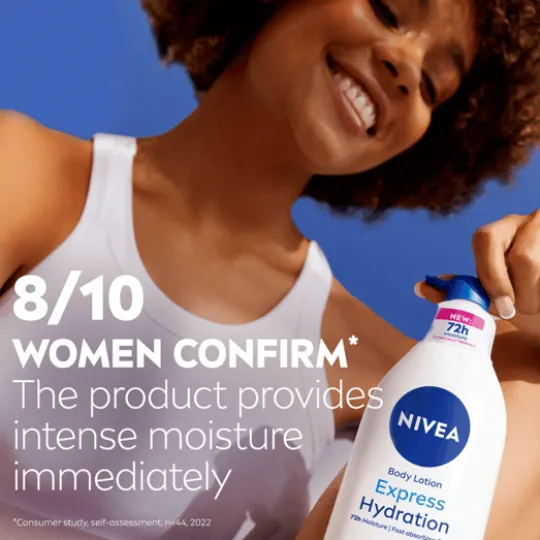 NIVEA Express Hydration Pump Body Lotion 400 ml
