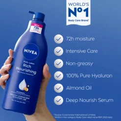NIVEA Kroppslotion Rich Nourishing Pump Body Lotion 400 ml