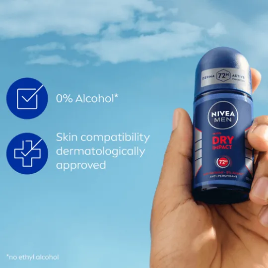 NIVEA MEN Antiperspirant Deo Dry Impact Roll On 50 ml