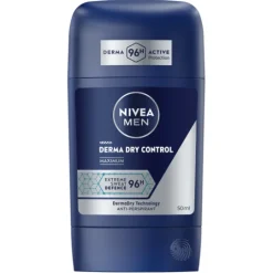 NIVEA MEN Antiperspirant Deo Stick Derma Dry Control Maximum 50 ml