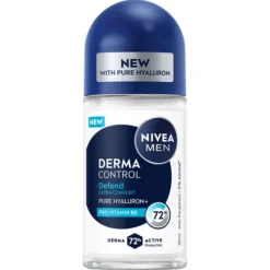 NIVEA MEN Antiperspirant Deo Derma Control Defend Roll On 50 ml