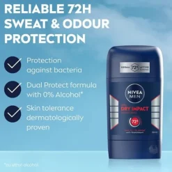 NIVEA MEN Antiperspirant Dry Impact Deo Stick 50 ml