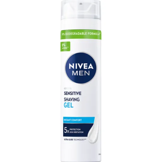 NIVEA MEN Rakgel Sensitive Shaving Gel 200 ml