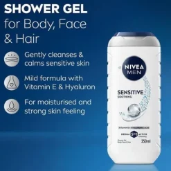 NIVEA MEN Sensitive Soothing Shower Gel 250 ml