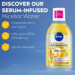 NIVEA Micellar Water Skin Radiance +5% Serum 400 ml