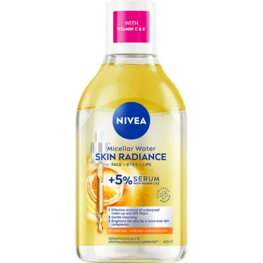 NIVEA Micellar Water Skin Radiance +5% Serum 400 ml
