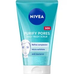 NIVEA Purify Pores Daily Wash Scrub 150 ml