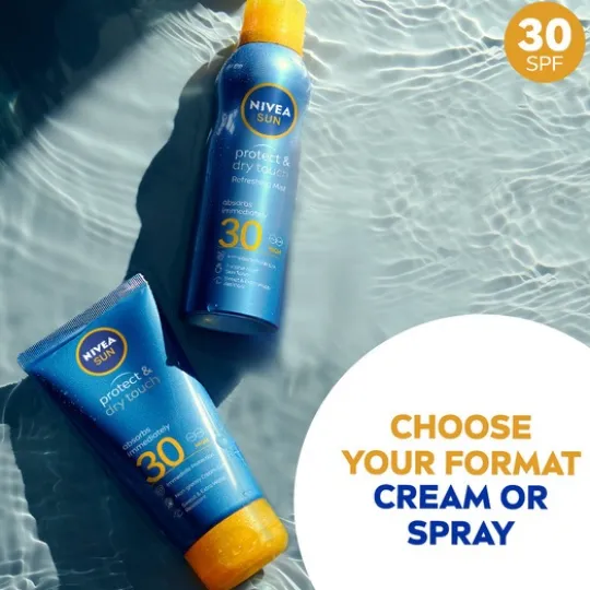 NIVEA SUN Protect & Dry Touch Sun Cream-Gel SPF30 175 ml