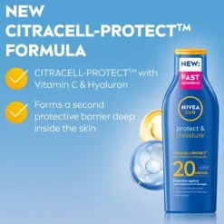 NIVEA SUN Solkräm Protect & Moisture Sun Lotion SPF20 200 ml