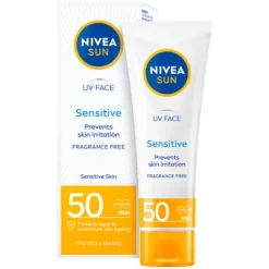 NIVEA SUN UV Face Sensitive Cream SPF50 50 ml