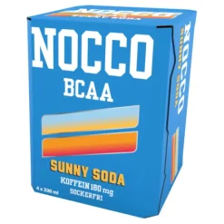 NOCCO BCAA Sunny Soda 330 ml 4-pack