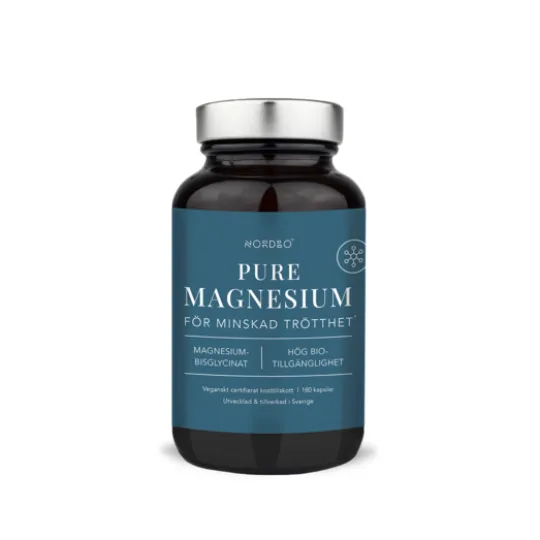 Nordbo Pure Magnesium 180 kapslar