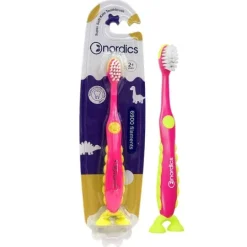 Nordics Kids Toothbrush Dino Purple Soft