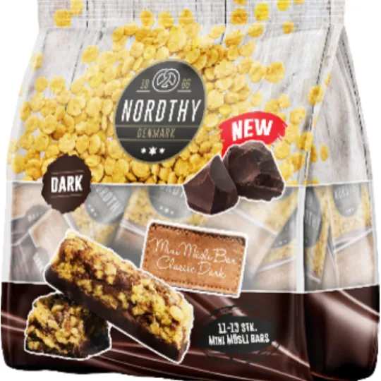 Nordthy Mini Muslibars Mörk choklad 150 g