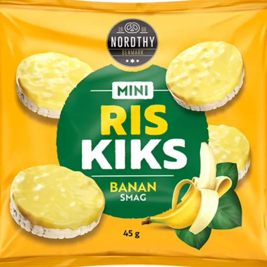Nordthy Miniriskex med Banansmak 45 g