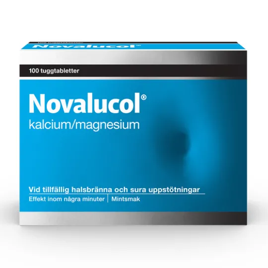 Novalucol, tuggtablett 100 st