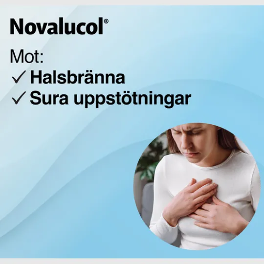 Novalucol, tuggtablett 100 st