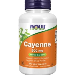 NOW Cayenne 500 mg 100 kapslar