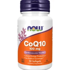 NOW CoQ10 100 mg 50 softgels