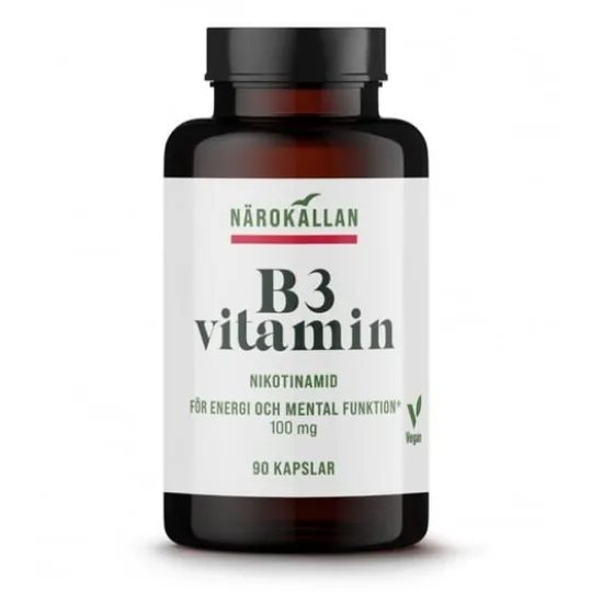Närokällan B3 Niacinamid 100 mg 90 kapslar