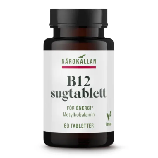 Närokällan B12 sugtablett 60 tabletter