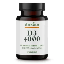 Närokällan D3 4000 IE 120 kapslar