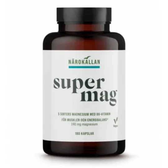 Närokällan Super Mag 180 kapslar