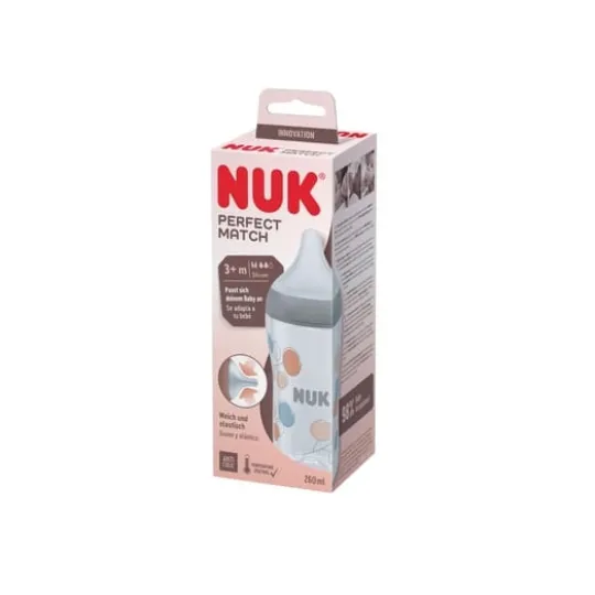 NUK Perfect Match Nappflaska 260 ml Twig