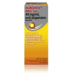 Nurofen Apelsin, oral suspension 40 mg/ml 100 ml