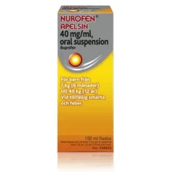 Nurofen Apelsin, oral suspension 40 mg/ml 100 ml
