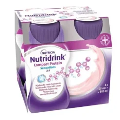 Nutridrink Compact Protein Sensations Svalkande Röd Frukt 4 x 125 ml