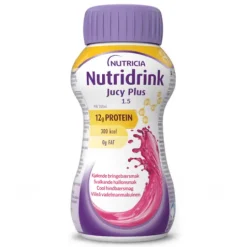 Nutridrink Jucy Plus Svalkande Hallon 4 x 200 ml