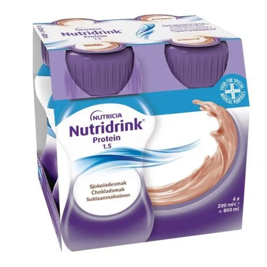 Nutridrink Protein Choklad 4 x 200 ml