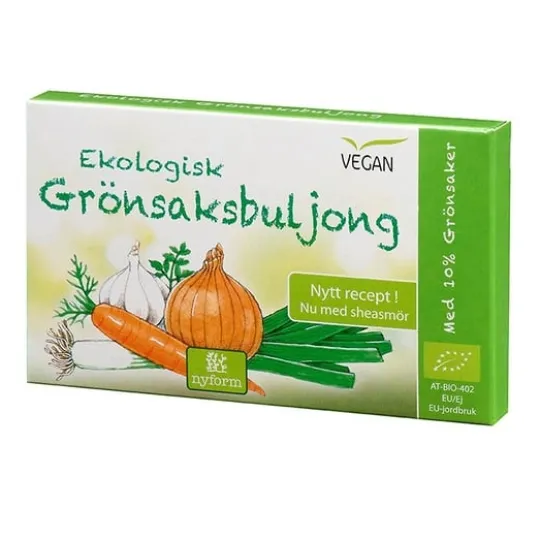 Nyform Ekologisk grönsaksbuljong 8 st
