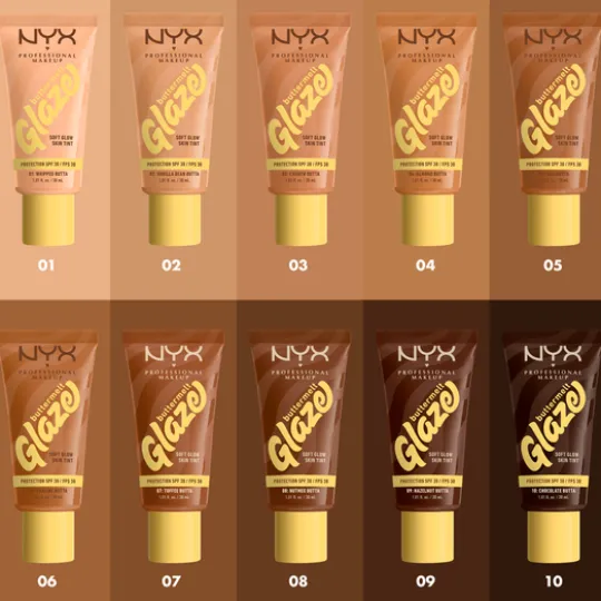 NYX Professional Makeup Buttermelt Glaze Skin Tint SPF30 Foundation 03 Cashew Butta 30 ml