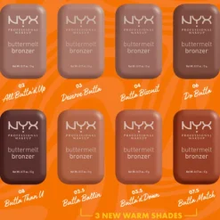 NYX Professional Makeup Buttermelt Bronzer 07.5 Butta Match 5 g