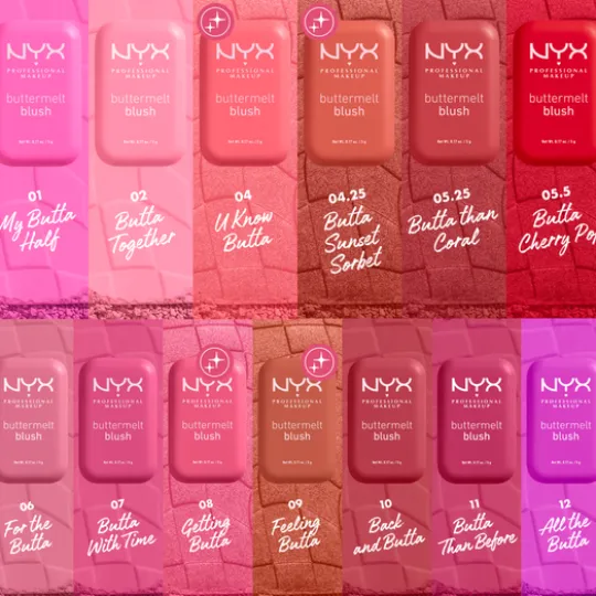 NYX Professional Makeup Buttermelt Blush 08 Getting Butta 5 g