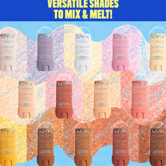 NYX Professional Makeup Buttermelt Glaze Highlighter Stix 13 Left On Melt 8 ml