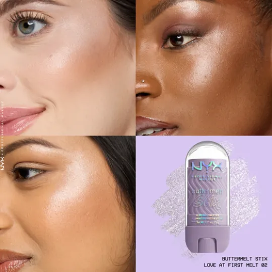NYX Professional Makeup Buttermelt Glaze Highlighter Stix 02 Love At First 8 ml