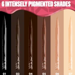 NYX Professional Makeup Epic Ink Waterproof Liquid Eyeliner 04 Milk Chocolate 1 ml