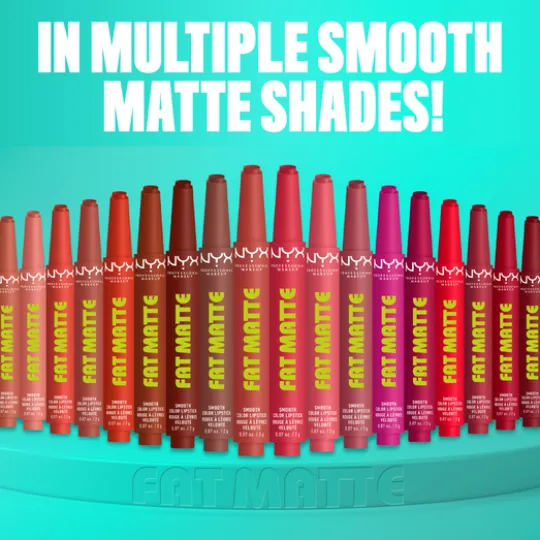NYX Professional Makeup Fat Matte Slick Click Lip Balm 09 Mauve Cloud 8 ml