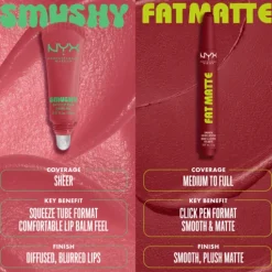 NYX Professional Makeup Fat Matte Slick Click Lip Balm 02 Cashemere Cutie 8 ml