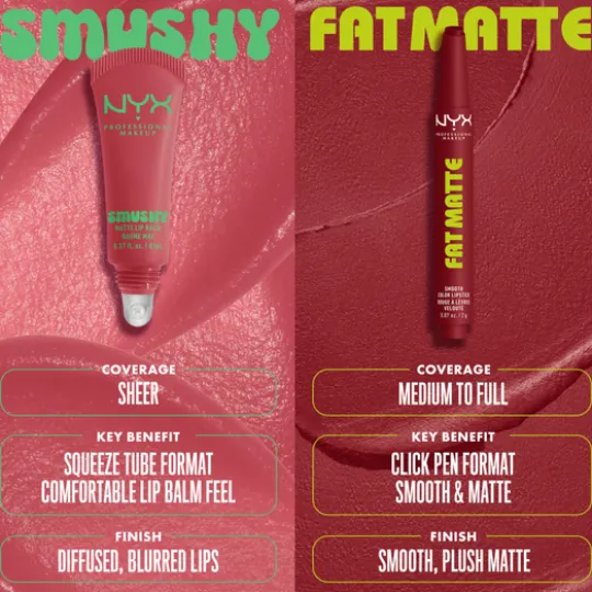 NYX Professional Makeup Fat Matte Slick Click Lip Balm 01 Cozy Whipped 8 ml