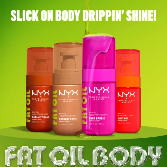 NYX Professional Makeup Fat Oil Body Oil Suga Baddie 70 ml