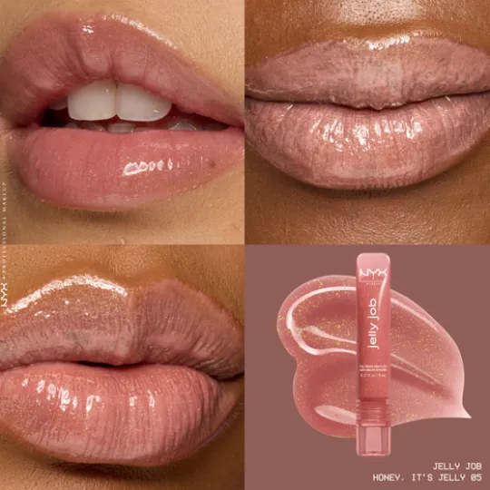 NYX Professional Makeup Jelly Job Läppglans 05 Honey It's Jelly 8 ml