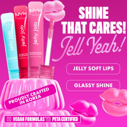 NYX Professional Makeup Jelly Job Läppglans 09 Jelly Jammin 8 ml