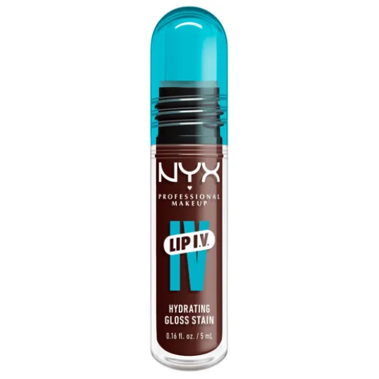 NYX Professional Makeup Lip I.V. Hydrating Gloss Stain läppglans 05 Mocha Me Wet 5 ml